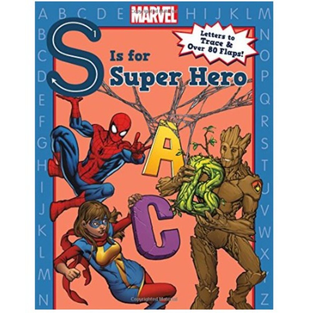 Hardcover Marvel S is for Superhero - Letter Tracing